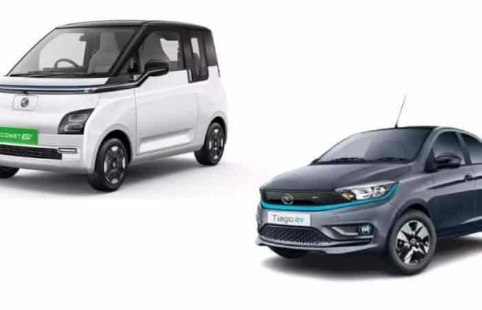 MG Comet EV vs Tata Tiago EV