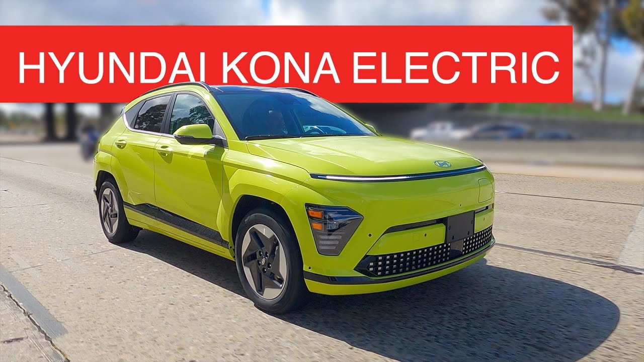 2024 Hyundai Kona Electric on the road
