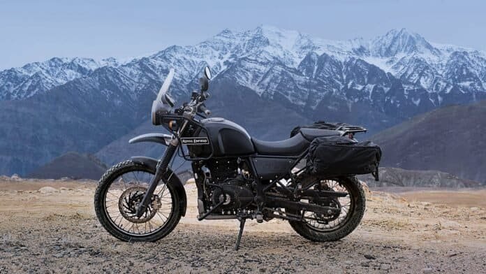 Royal Enfield Himalayan EV's render leaked