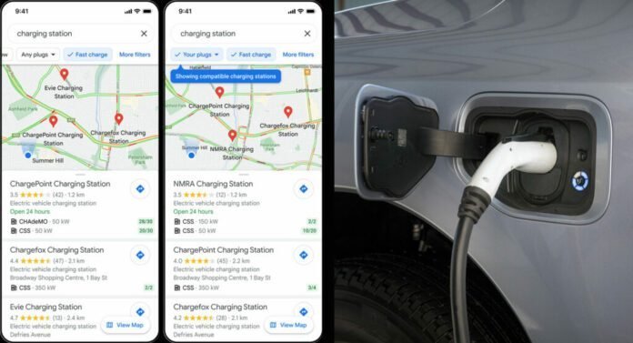 Google Maps got a big update: It will now help you find charging stations for EVs