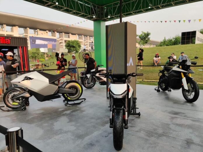 Ola shows its upcoming Electric Bikes at MotoGP Bharat 2023
