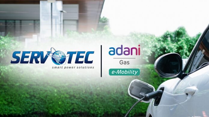 Servotech Power Systems Partners with Adani TotalEnergies for Widespread EV Charging Network Installation