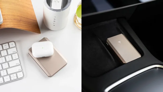 Tesla Launches 5000mAh Multi-Function Power Bank with Magnetic Wireless Charging