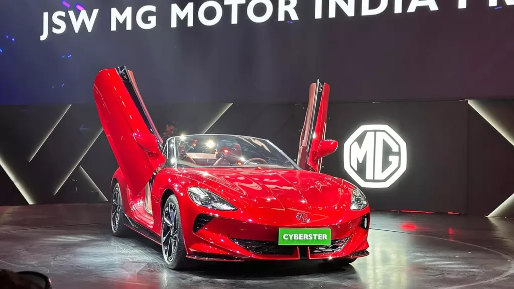 mg 1 MG Cyberster: The Future of Electric Sports Cars in India 2025!