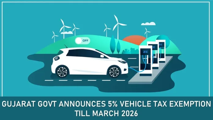 Gujarat government cuts EV road tax from 6% to just 1% until March 2026, potentially saving lakhs for electric vehicle buyers while boosting green mobility.