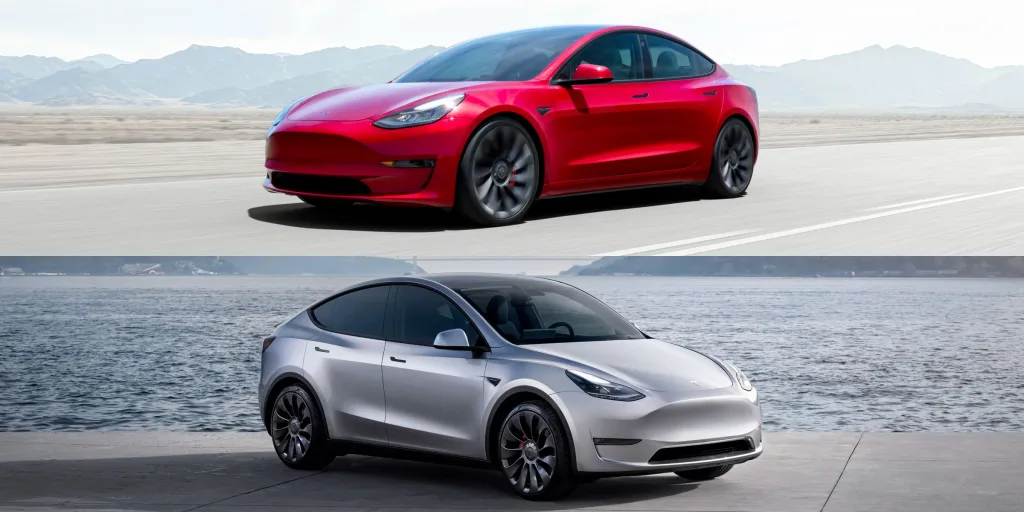 tesla model 3 model y comparo horizontal stack 102 649f0bf1f19b2 China's Tech Titans Pose Existential Threat to Tesla's Self-Driving Dominance