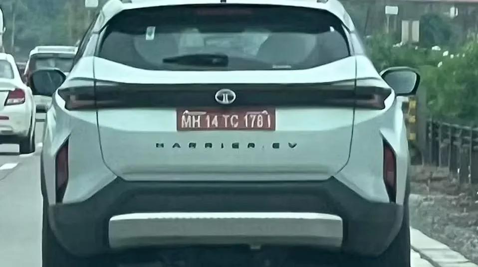 bvb Tata Harrier EV Spotted Without Covers: All We Know