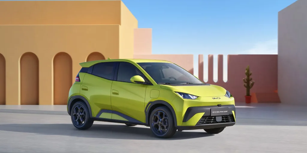 byd dolphin surf driving 01 xl BYD Dolphin Surf EV Launched in Europe: All We Know