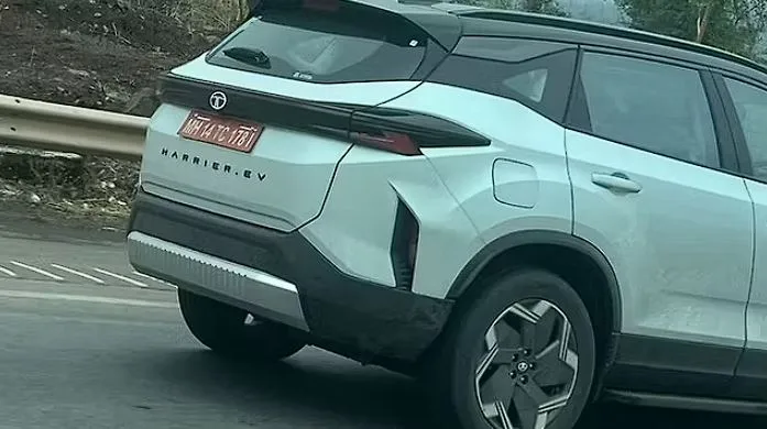gbbn Tata Harrier EV Spotted Without Covers: All We Know