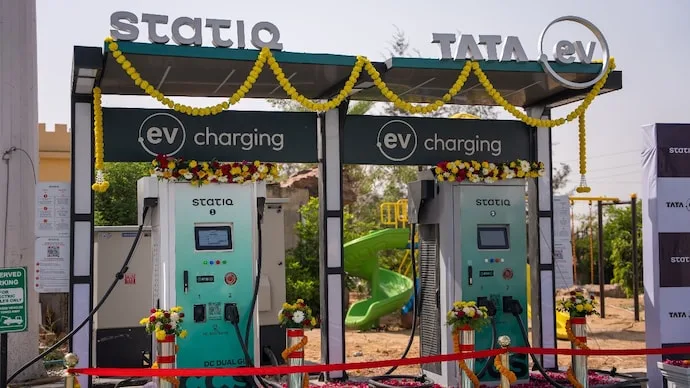 the new megachargers are located along prominent highways such as the mumbaiahmedabad and delhijai 16111892 TATA.ev Launches Ultra-Fast EV MegaChargers