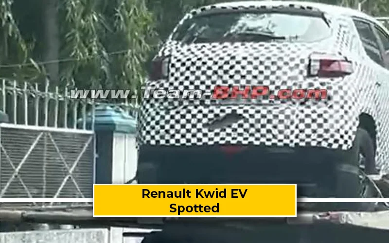 Spy Shots Reveal Key Details About the Kwid EV