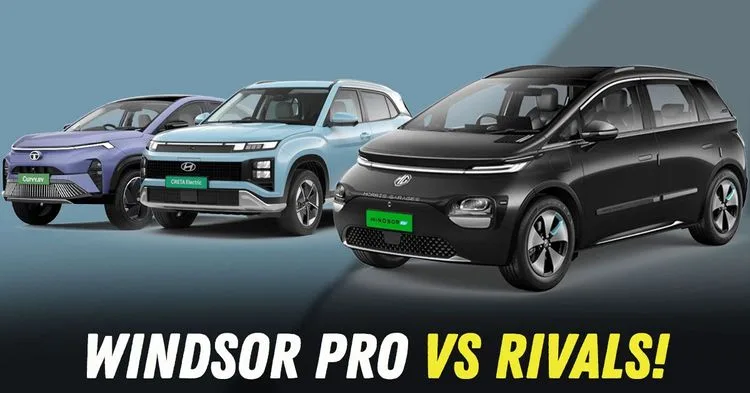 MG Windsor EV Pro vs Hyundai Creta EV vs Tata Curvv: Which One to Buy? MG Windsor EV Pro vs Hyundai Creta Electric vs Tata Curvv EV: In-Depth Comparison