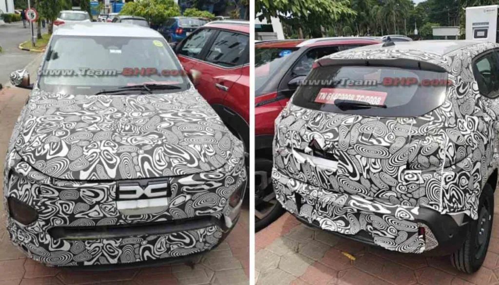 Renault Kwid EV Spied