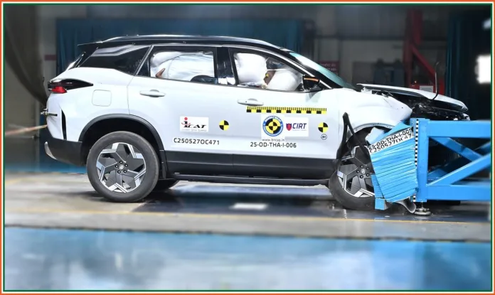 Tata Harrier EV Makes History with Perfect 5-Star BNCAP Safety Rating
