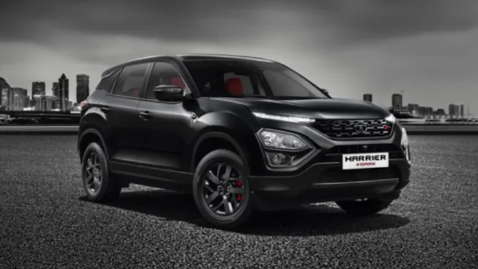 Tata harrier red dark edition 1