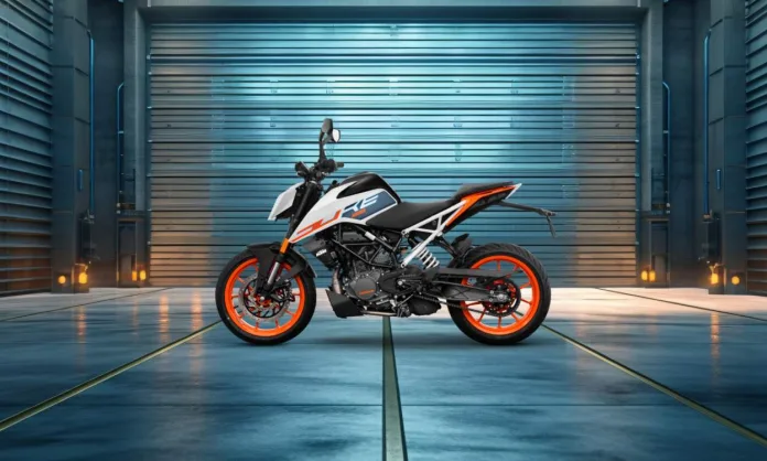 KTM Duke is going electric! The new electric bike was spotted testing, with a launch expected by 2026-27. Explore expected specs, features, & more.