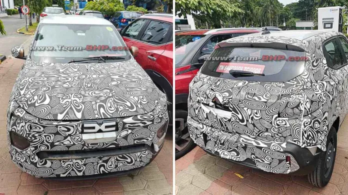 Renault kwid ev spied india testing tiago rival