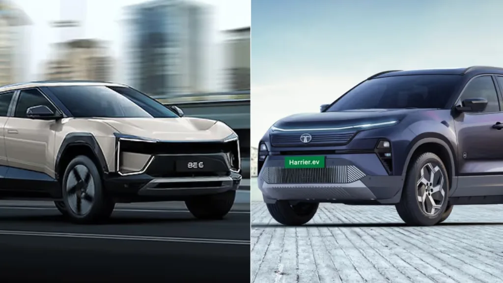 Mahindra BE 6 vs Tata Harrier EV: Detailed Comparison in 2025