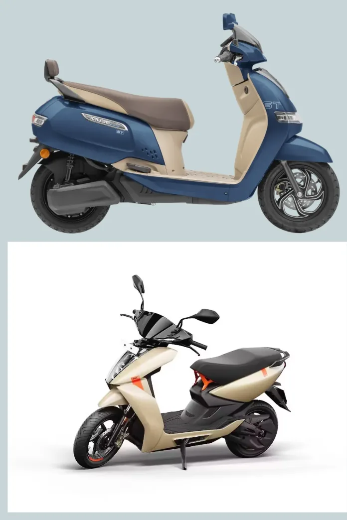 TVS iQube vs Ather 450X