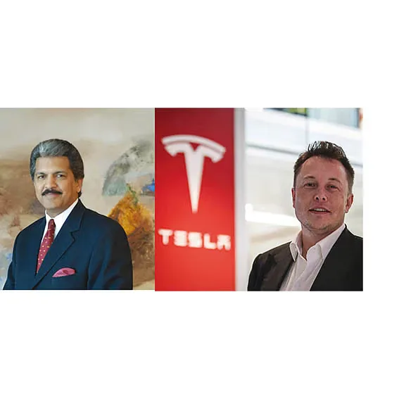 Anand Mahindra's 2017 Tesla Invite: "Welcome to India" Finally Happens