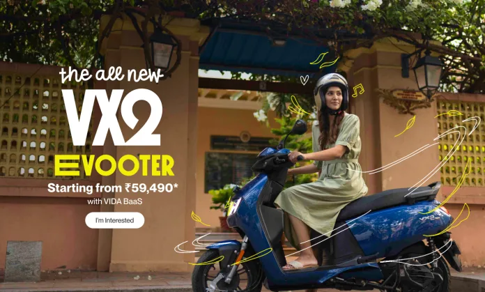 Hero Vida VX2 Launched in India, starts at only ₹59,490