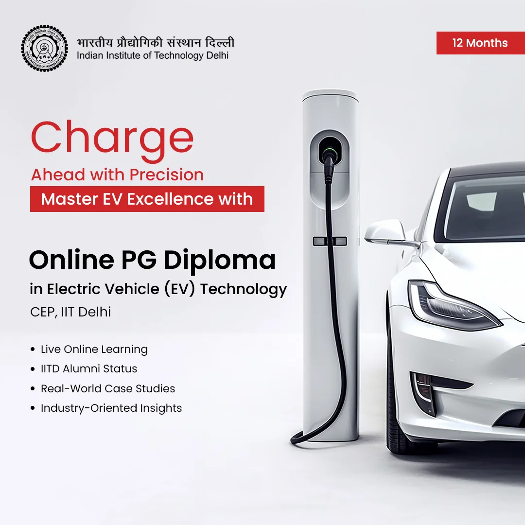 IIT Delhi Launches Online PG Diploma in Electric Vehicle Technology