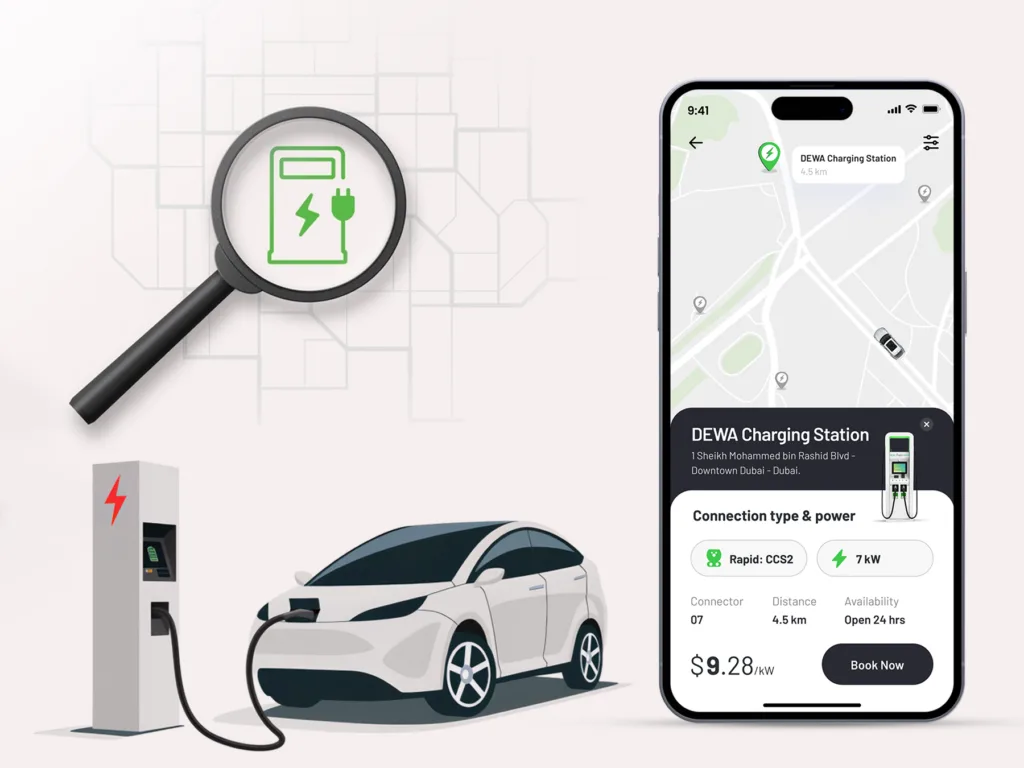 Ev charging station finder app development 1024x768