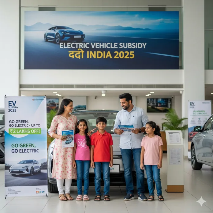 Electric vehicle subsidy india 2025