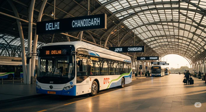 Delhi Revives Inter-State Electric Bus Service