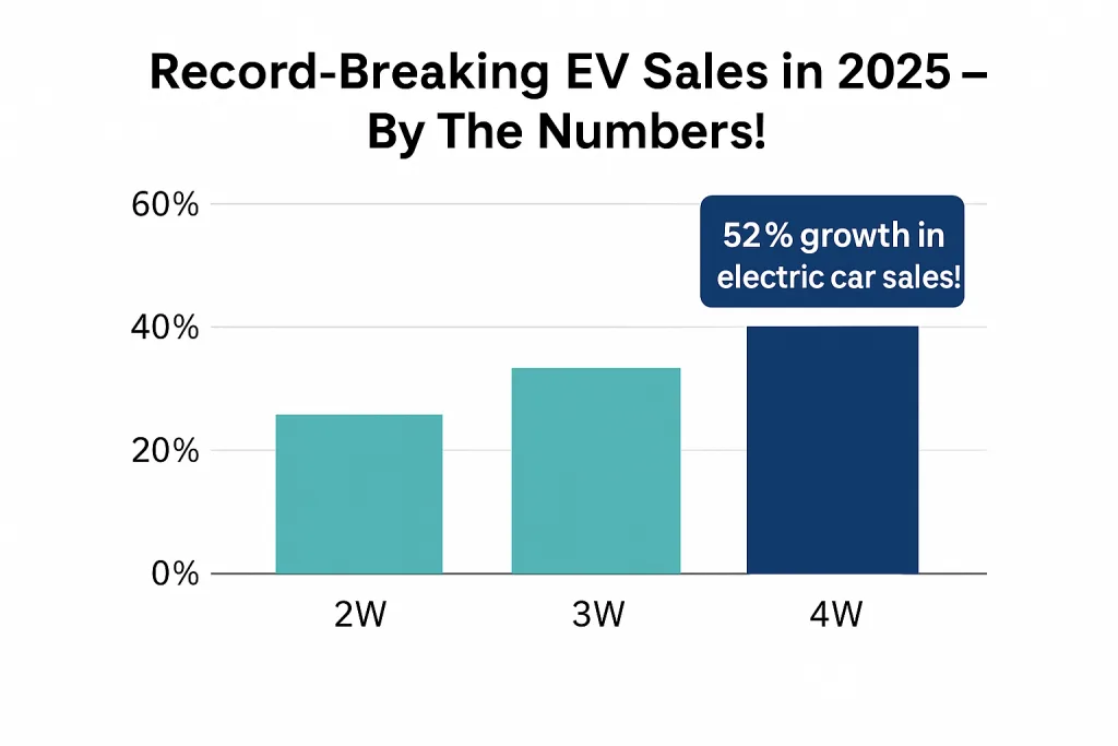 India’s EV Sales Surge in 2025: Who’s Leading the Charge?