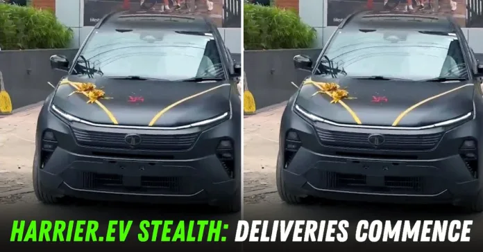 Tata harrier ev stealth edition deliveries featured 04e18a50e1