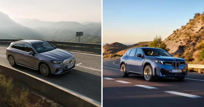 Mercedes GLC EV vs BMW iX3