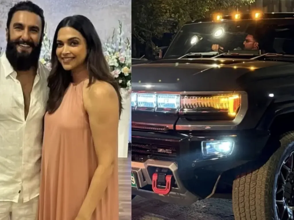 Ranveer Singh Drives Deepika in Hummer EV: Mumbai Date Night Image
