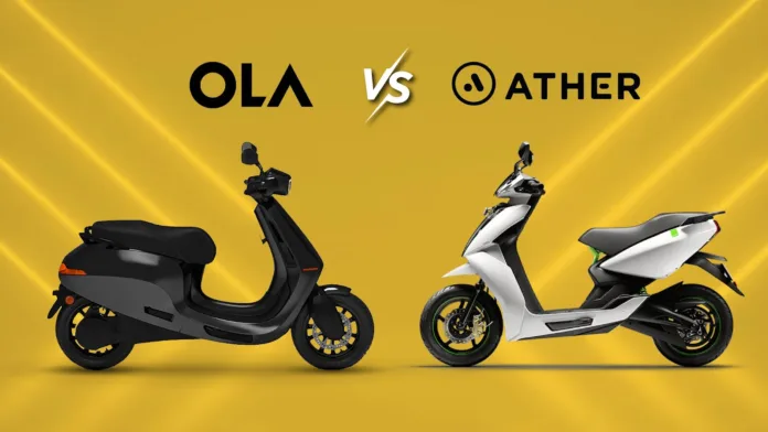 Ather energy vs ola electric
