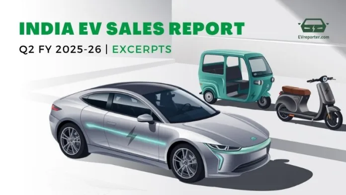 India EV Sales Q2 FY2025-26