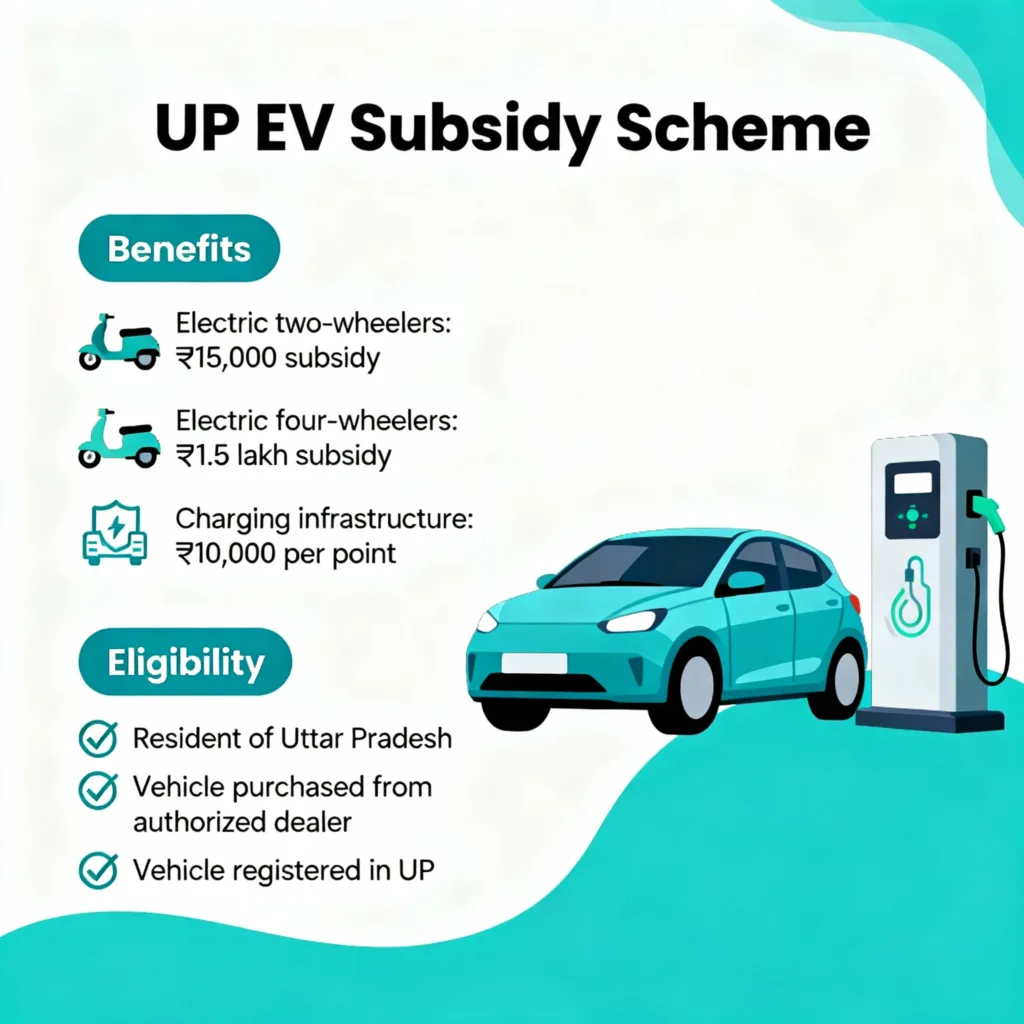 UP EV Subsidy Ends October 13: Only Made-in-UP Vehicles Eligible from October 14