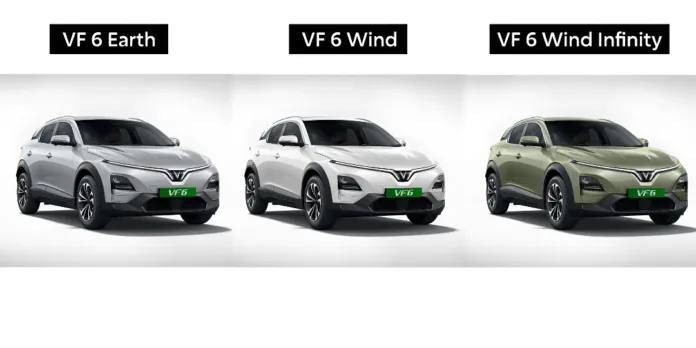 Vinfast vf6 price in india and variants