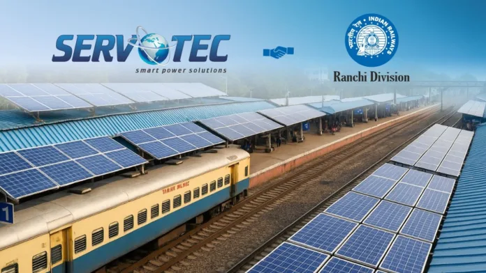 Servotech Wins ₹16.31 Cr Solar Project from Indian Railways