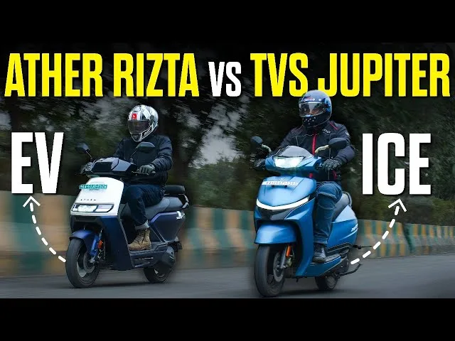 Ather Rizta vs TVS Jupiter: Best Family Scooter in 2025 Ather Rizta