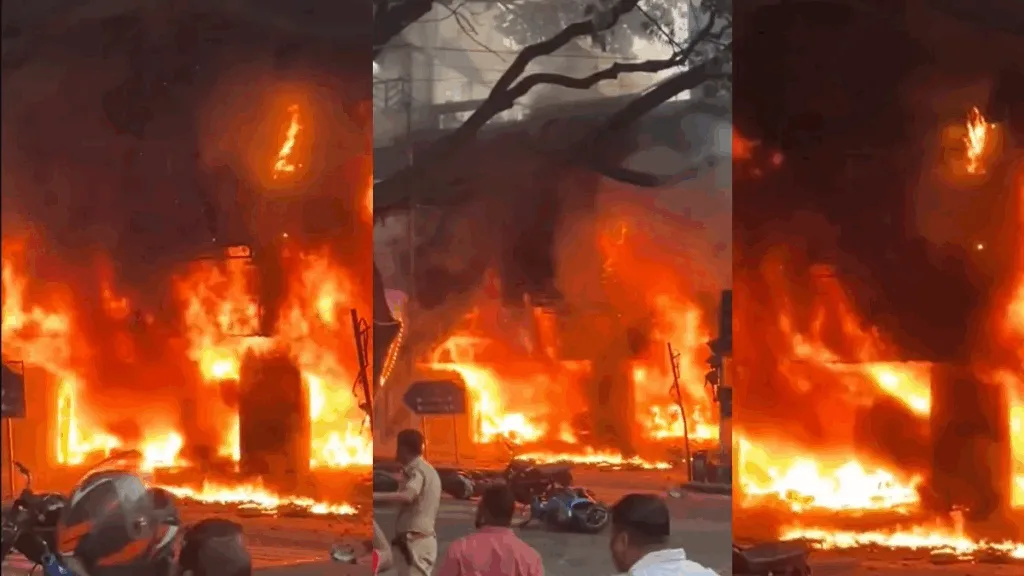 image 355 Major Fire at Kota EV Showroom Destroys Over 50 Electric Bikes