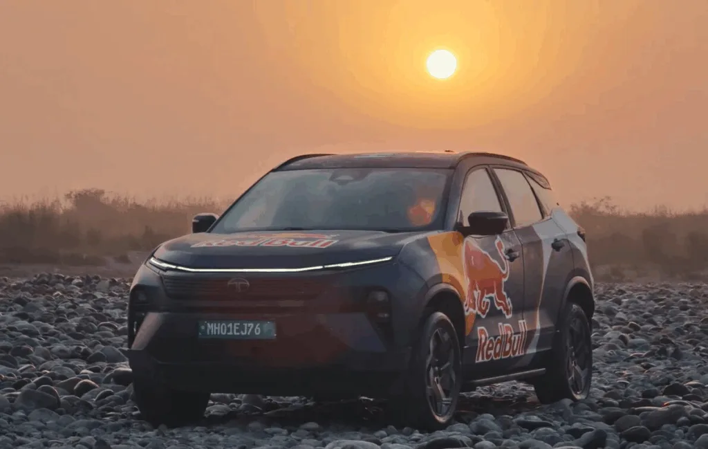 Tata Harrier EV Conquers Beas River Challenge Tata Harrier